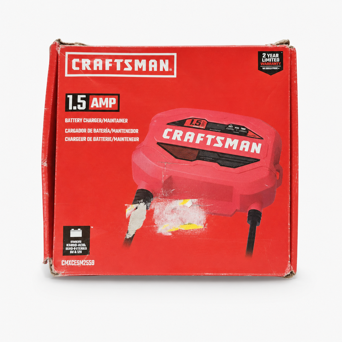 CRAFTSMAN CMXCESM259 1.5-amp battery charger and maintainer