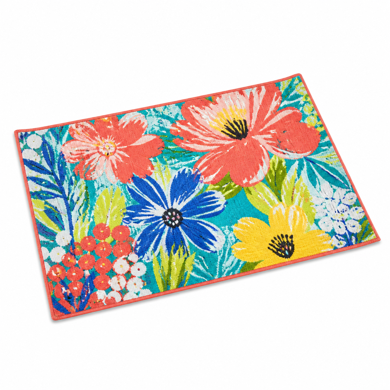 Jellybean Pop Art garden accent rug