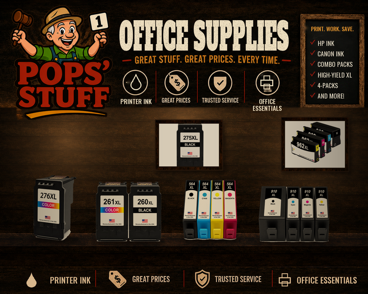 Pops' Stuff Office Supplies category