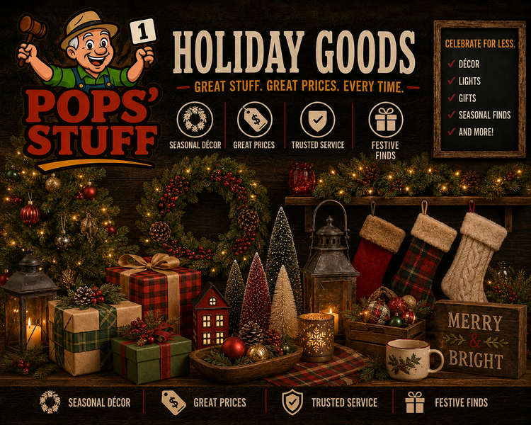 Holiday goods and seasonal décor