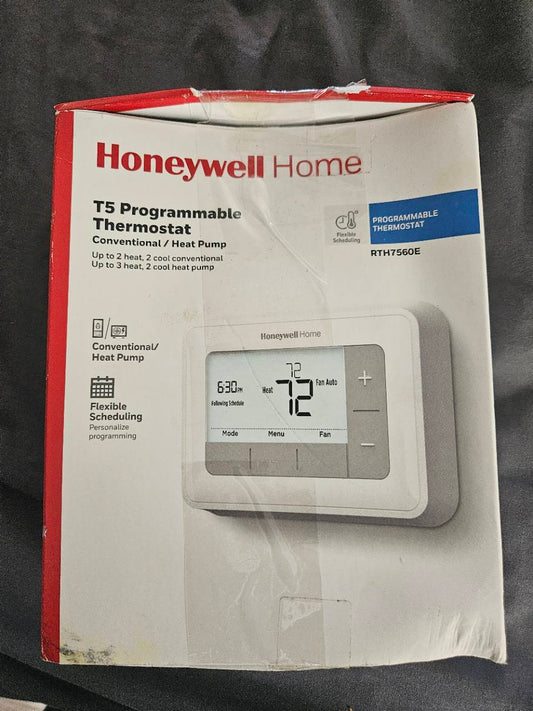 Honeywell Home T5 RTH7560E1001 programmable thermostat actual box front