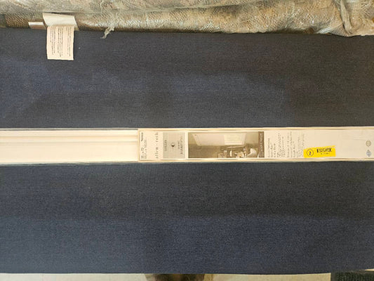 allen + roth Simple Rise 35 x 72 in White Room Darkening Cordless Roller Shade 54832