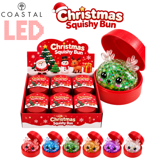 Christmas Sugar LED LIGHT UP Dumpling Squishy