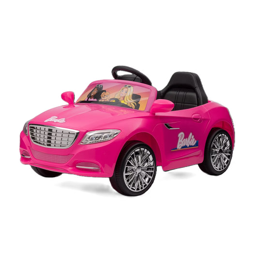 6V Barbie Convertible Ride on Car, Battery Powered Toy, Kids Ages 3+, Remote Control