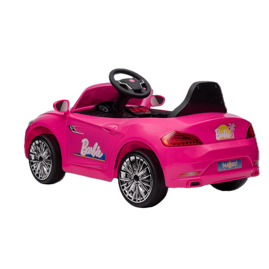 6V Barbie Convertible Ride on Car, Battery Powered Toy, Kids Ages 3+, Remote Control