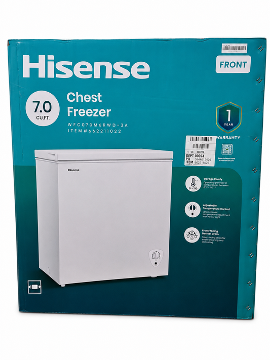 Hisense 7.0 Cu. Ft. Chest Freezer
