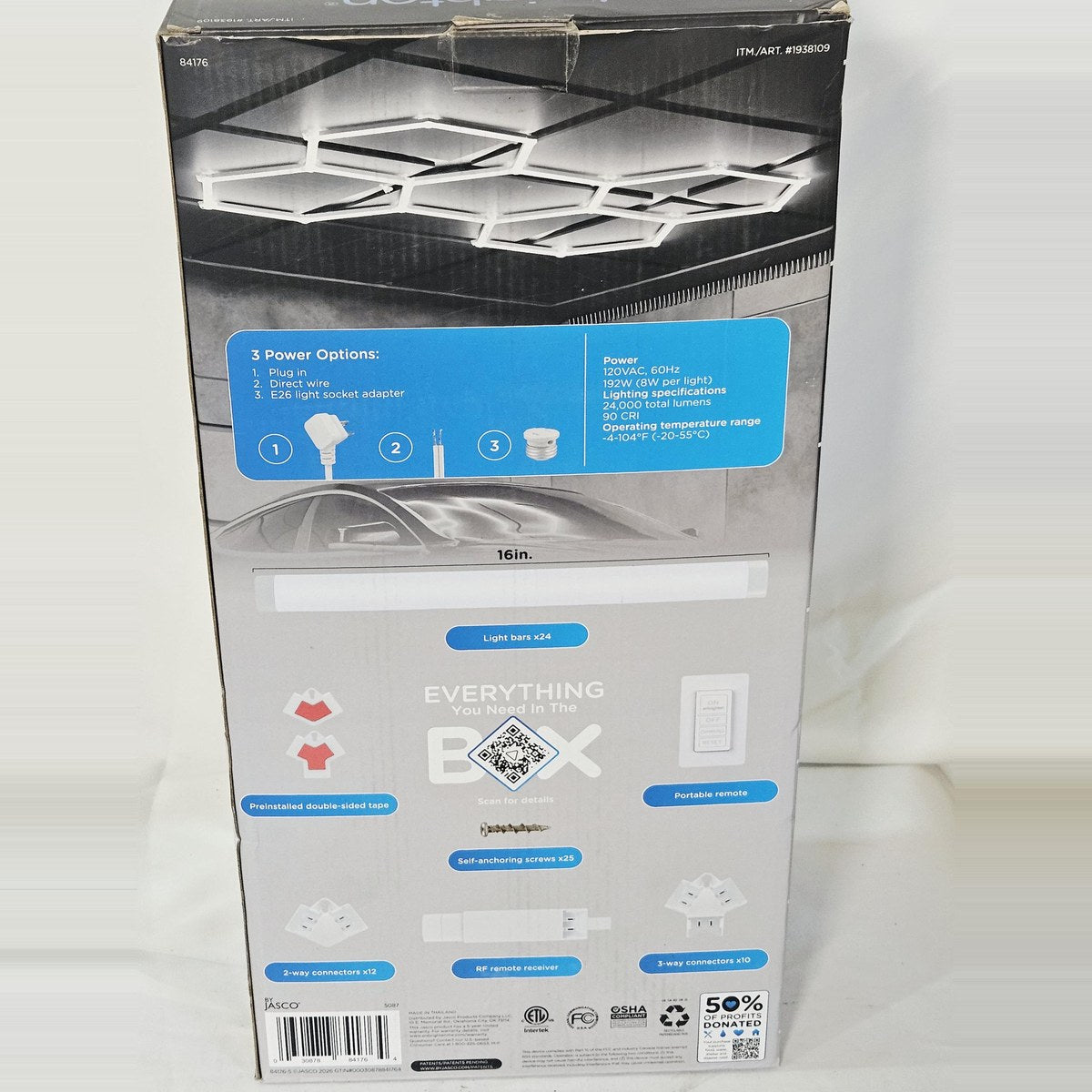 Enbrighten hex lights contents and specs