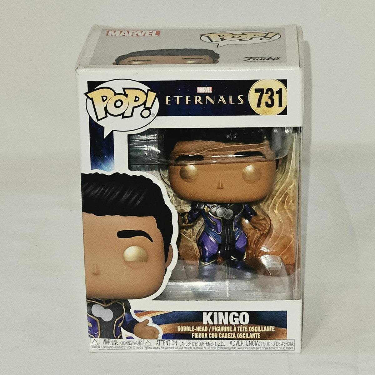 Funko Pop! Marvel Eternals Kingo #731 in box