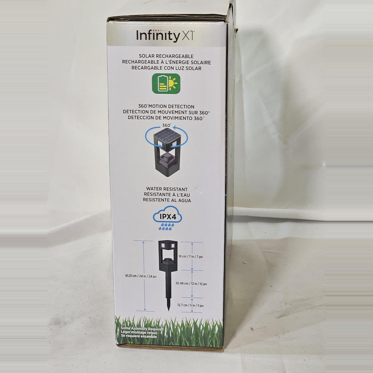Infinity X1 path light features and size