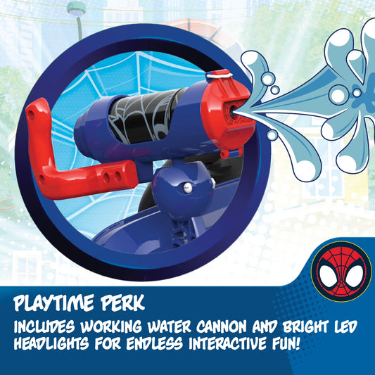 Dynacraft Spider-Man 6V Super Car, Battery Powered Ride-on with Lights and Sounds