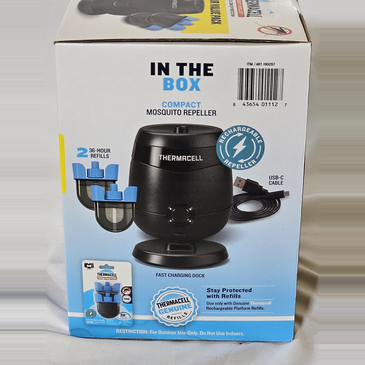 Thermacell value pack box showing what's included